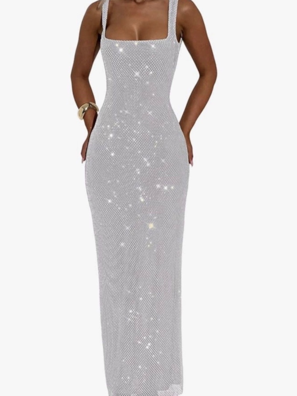 Sequin white dress new with tags